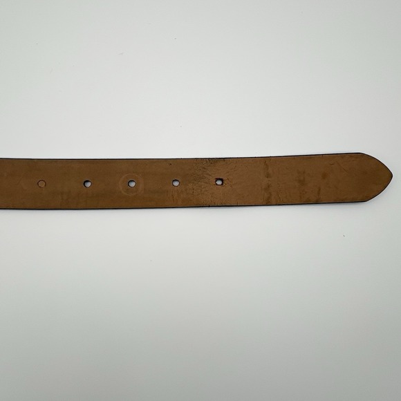 Caroll Calfskin  Embossed Python Effect Genuine Leather Belt Black Made In Italy - Picture 7 of 10